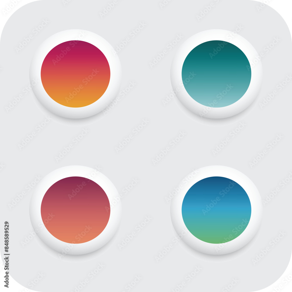Webkit Linear Gradient A series of four circles with different colors and colors on them. Webkit Linear Gradient A series of four circles with different colors and colors on them.