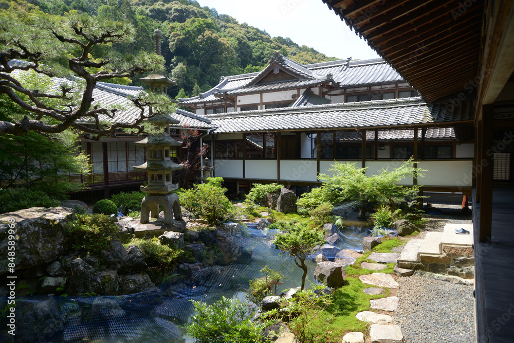 Fototapeta premium 興聖寺 大書院の庭園 京都府宇治市