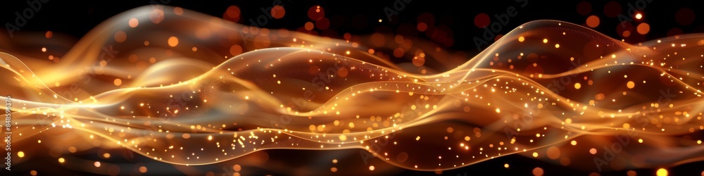 Swirling liquid metallic gold in a spiral pattern with black background. Swirling liquid metallic gold in a spiral pattern with black background.