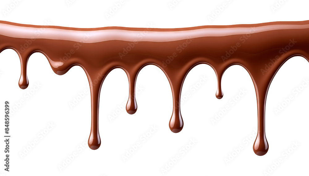 Dripping Chocolate Illustration with Smooth Texture Isolated PNG Dripping Chocolate Illustration with Smooth Texture Isolated PNG