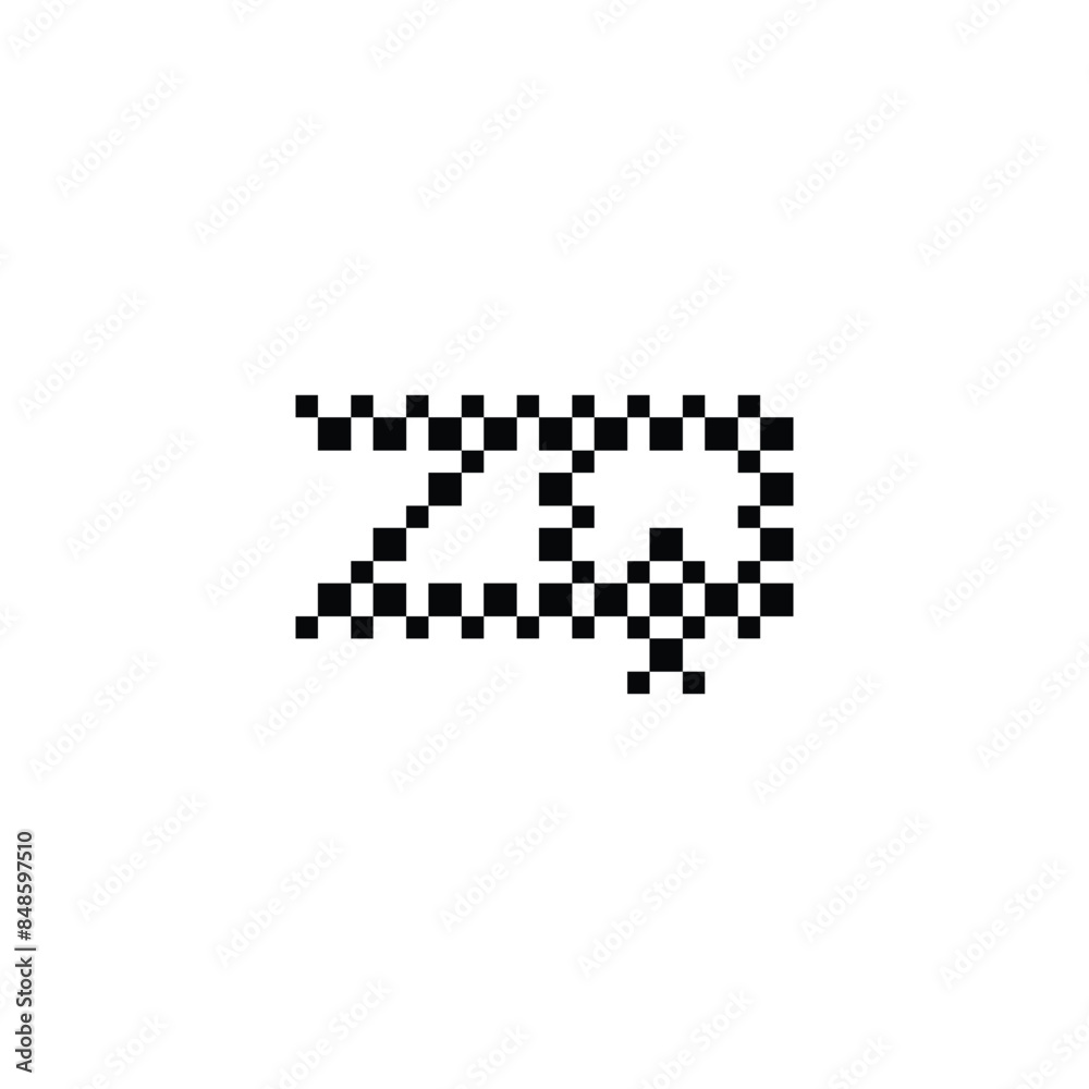 Alphabet letters Initials Monogram logo QZ, ZQ, Z and Q Alphabet letters Initials Monogram logo QZ, ZQ, Z and Q