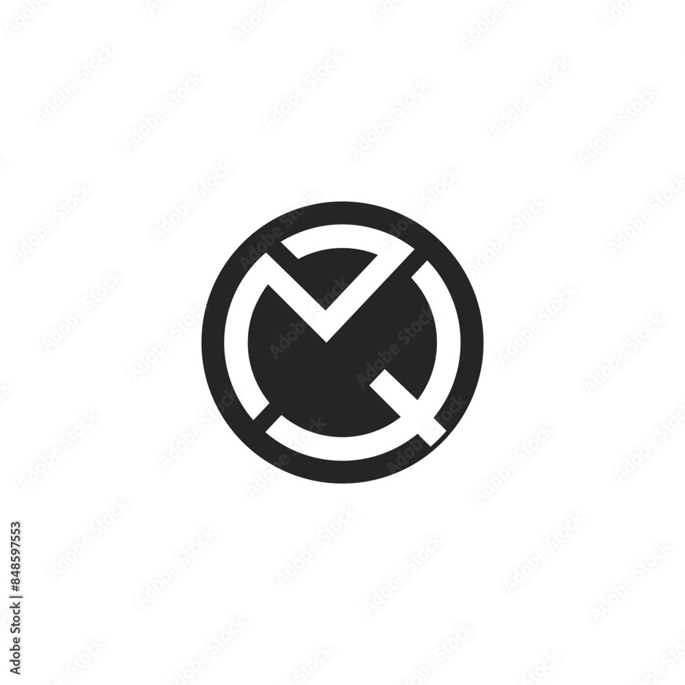 Alphabet letters Initials Monogram logo QZ, ZQ, Z and Q Alphabet letters Initials Monogram logo QZ, ZQ, Z and Q