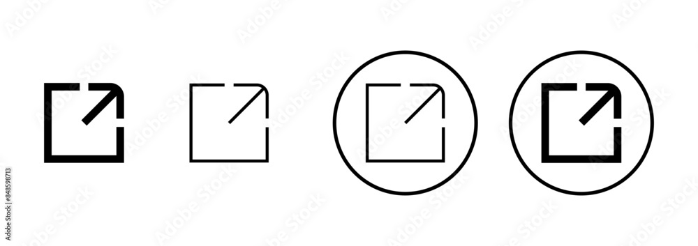 Link icon vector isolated on white background. Link vector icon. External link symbol vector icon. Hyperlink symbol Link icon vector isolated on white background. Link vector icon. External link symbol vector icon. Hyperlink symbol