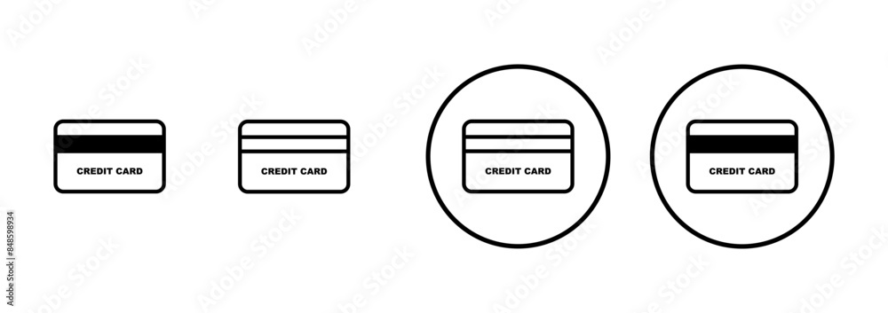 Credit card icon vector isolated on white background. Credit card payment icon vector Credit card icon vector isolated on white background. Credit card payment icon vector