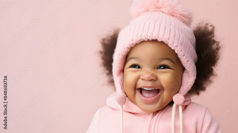 smiling baby on pink background smiling baby on pink background