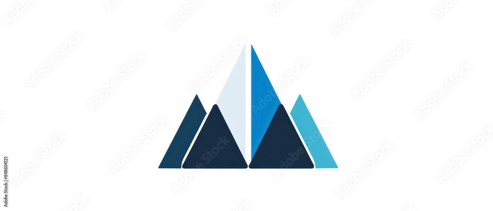 business graph and chart in blue, symbolizing success and economic growth business graph and chart in blue, symbolizing success and economic growth