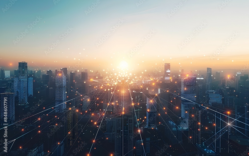 Fototapeta premium smartcity