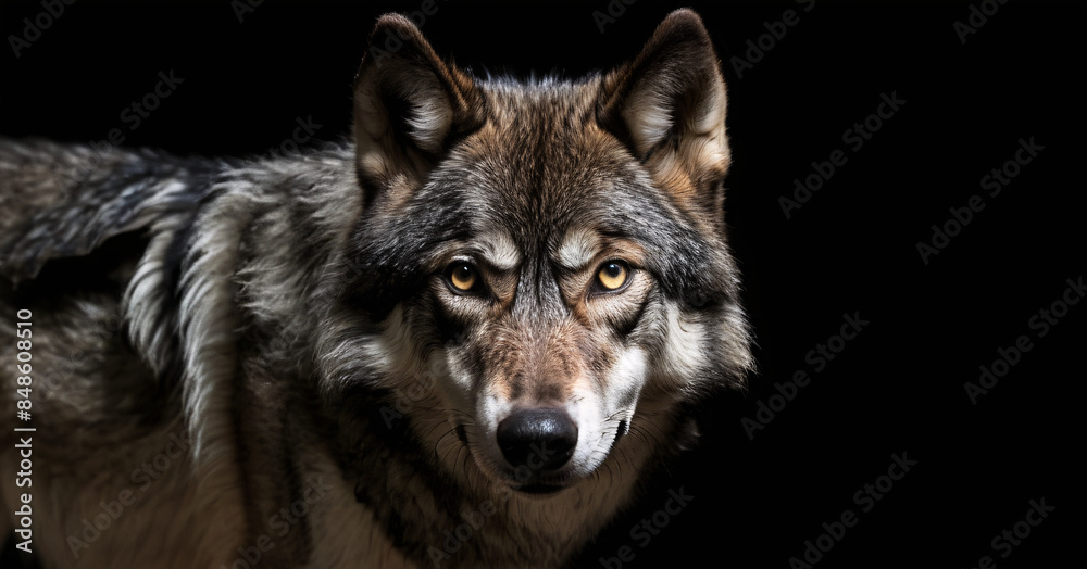 portrait of a wolf