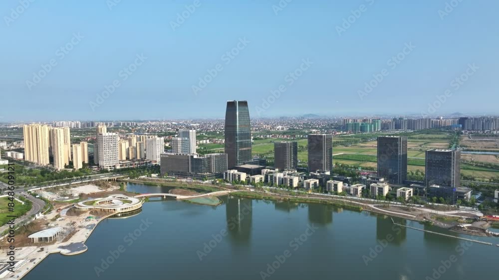 view of city and lake view of city and lake