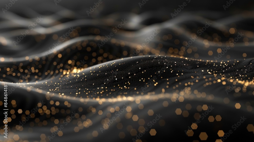 Abstract Black and Gold Texture Abstract Black and Gold Texture