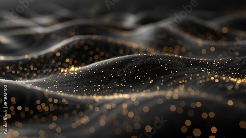 Abstract Black and Gold Texture © motherpixel