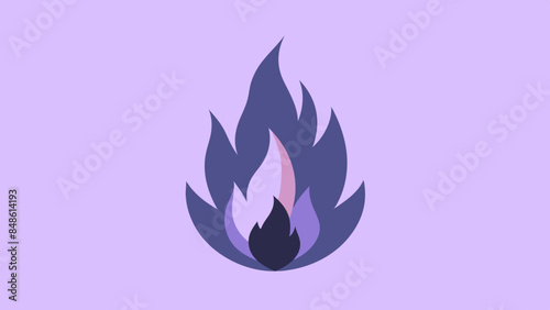 Fiery flames illuminate the darkness. Blazing fire against a dark backdrop. Flames flicker against a dark backdrop.