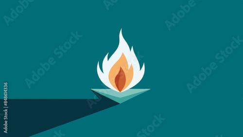 Fiery flames illuminate the darkness. Blazing fire against a dark backdrop. Flames flicker against a dark backdrop.