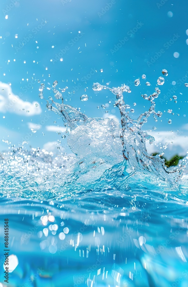 clear blue water splashing in a pool clear blue water splashing in a pool