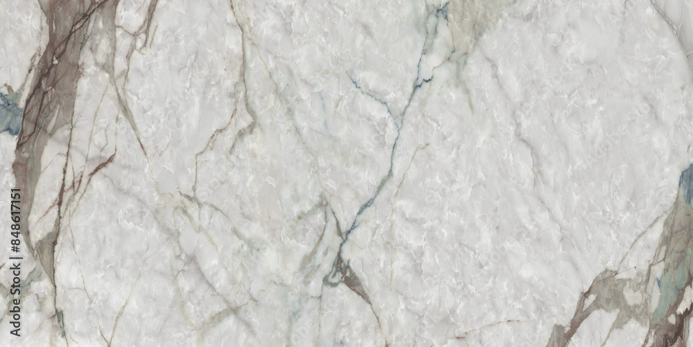 Naklejka premium White Cracked Marble rock stone marble texture wallpaper background