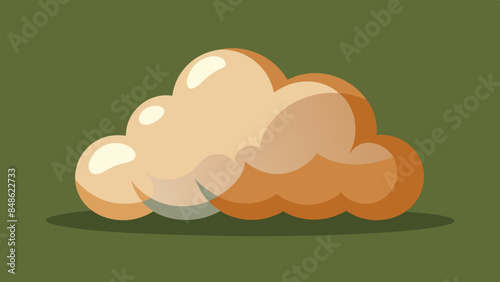 Weather app icon, cloud on the background. Weather app symbol representing a weather-related feature or application.