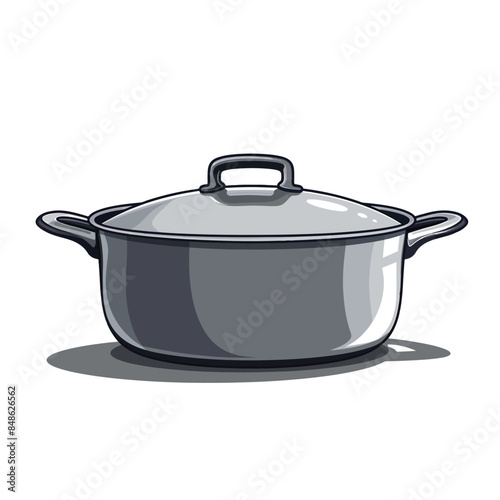 pot illustration isolated on white background