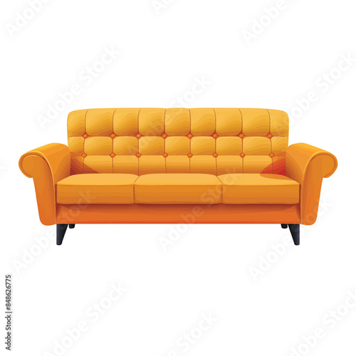 sofa illustration isolated on white background