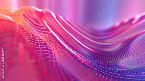 Abstract Pink and Purple Gridded Texture