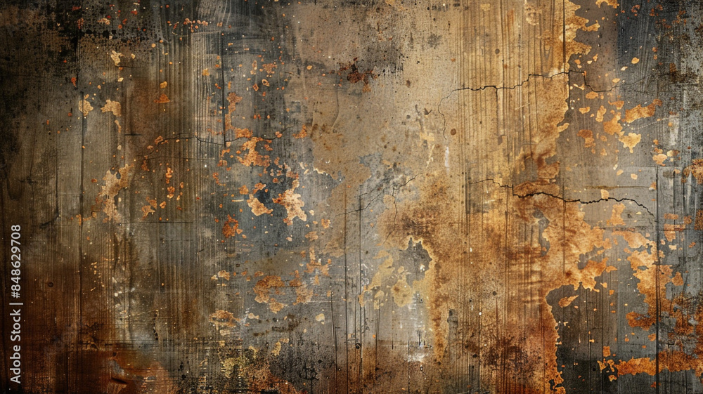 Fototapeta premium Vintage Rustic Art Display Background