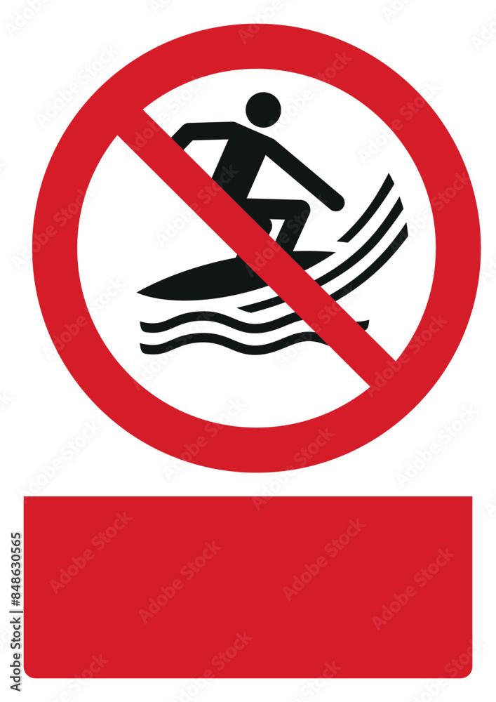 iso prohibition safety signs v2 no surf craft your custom message here portrait size a4/a3/a2/a1
iso prohibition safety signs v2 no surf craft your custom message here portrait size a4/a3/a2/a1