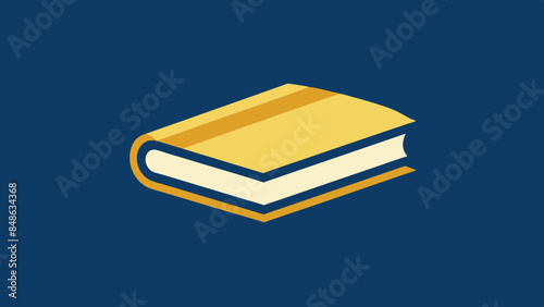 An open book icon on a dark background represents knowledge and learning. Icon of an open book on a dark background.