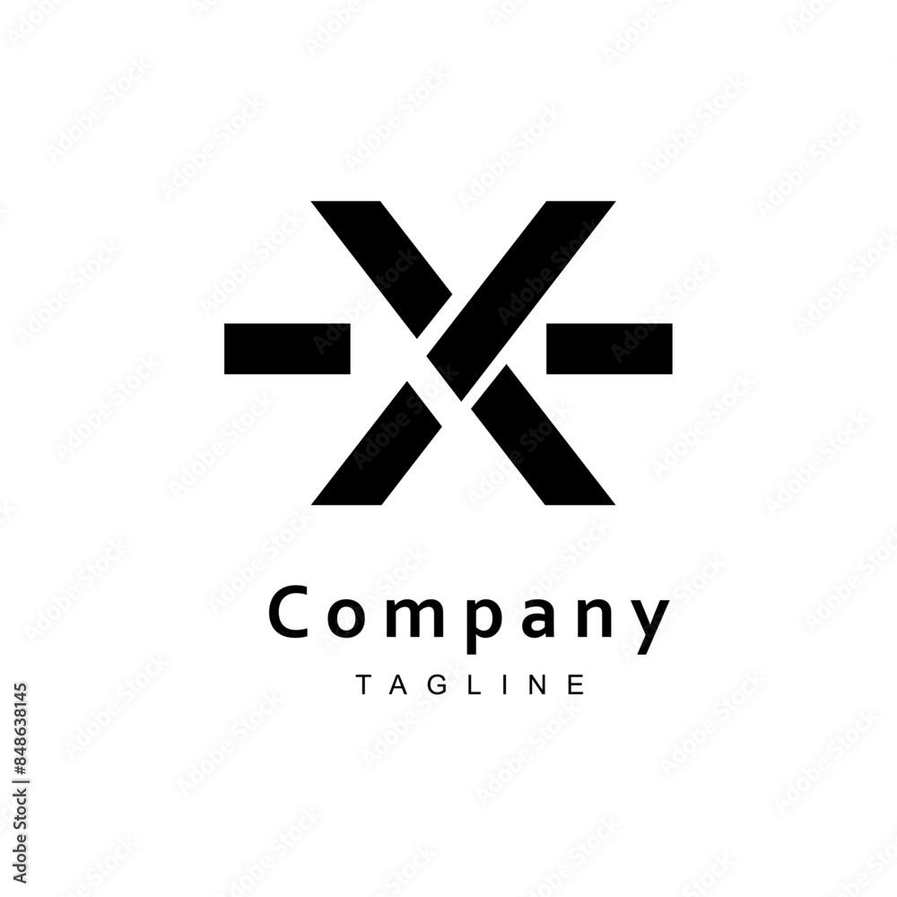 Modern Cross Symbol Company Logo Modern Cross Symbol Company Logo