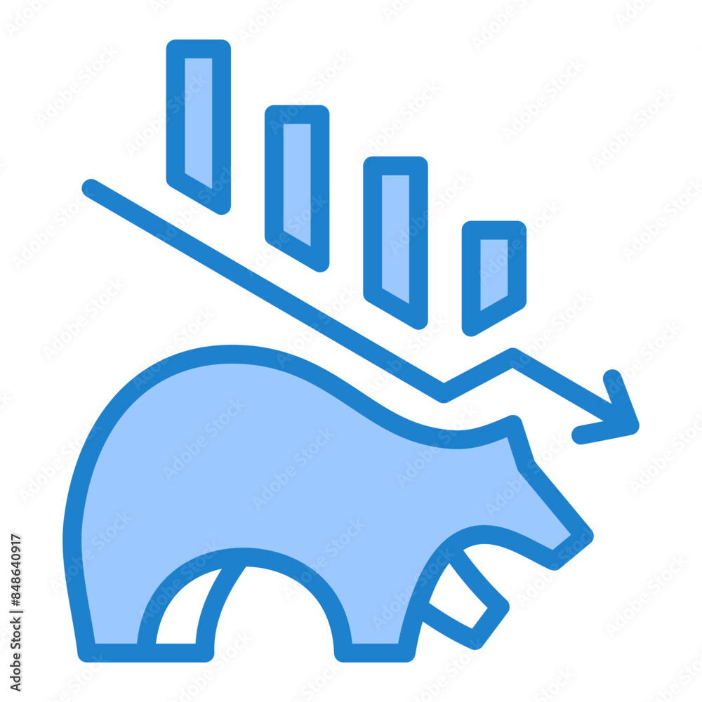 Bear Market Icon Bear Market Icon
