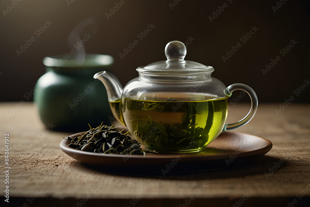 Green Tea on Product Shooting Green Tea on Product Shooting