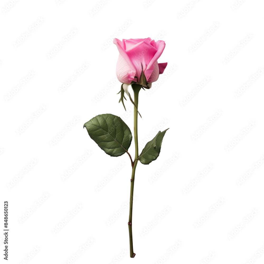 Pink rose isolated on transparent background Pink rose isolated on transparent background
