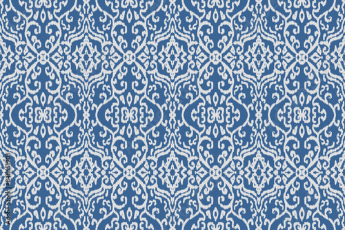 Seamless ethnic design, ikat art. beautiful hand drawn Design for textile and printingEthnic pattern.beautiful pattern. folk embroidery,bohemian style, abstract art	
