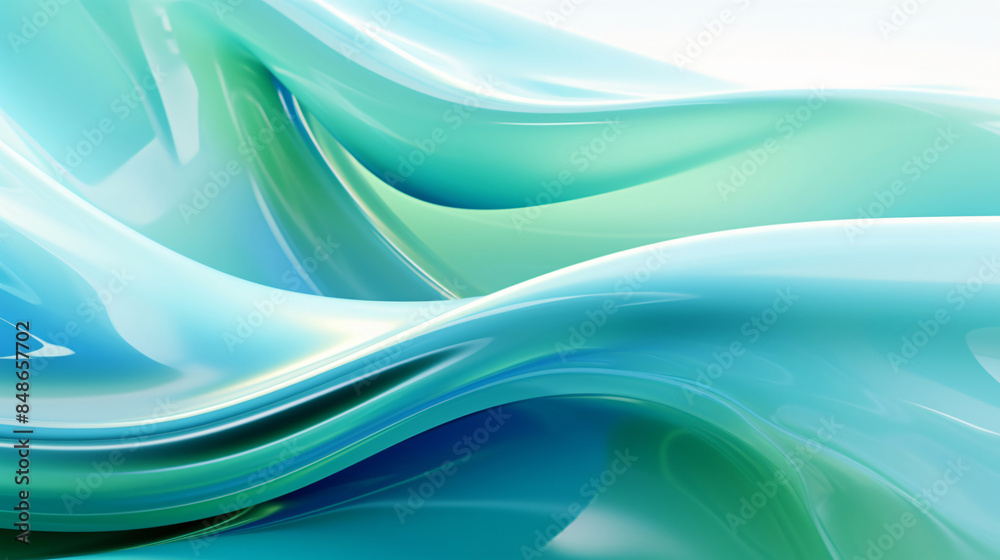 Abstract background with blue and green wavy lines. Perfect for nature, water, or technology-themed projects. Abstract background with blue and green wavy lines. Perfect for nature, water, or technology-themed projects.