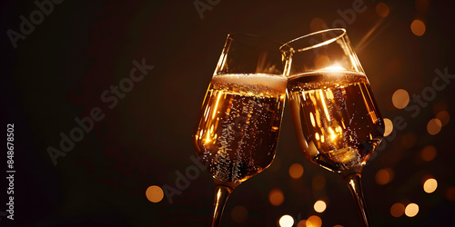 Taças de Champanhe Borbulhante