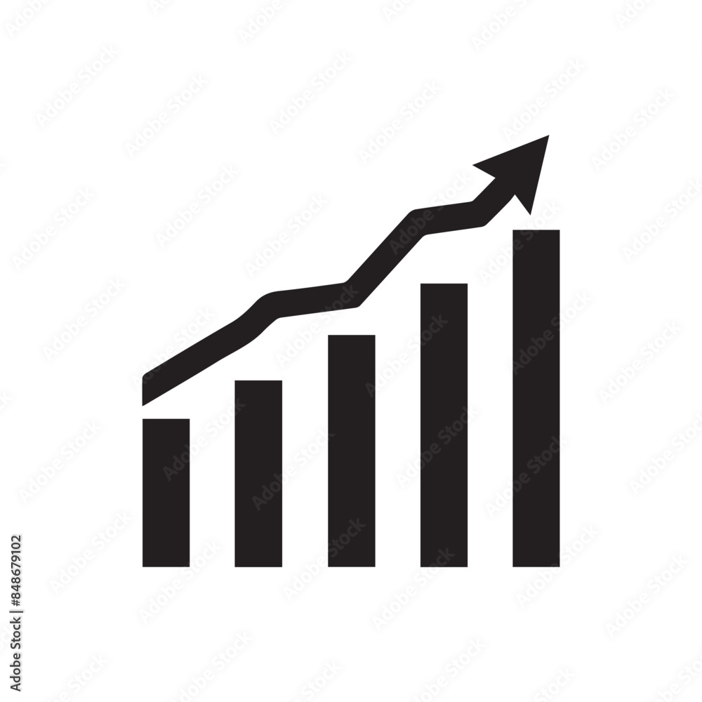 Graph chart economic icon. Money business increase design. Graph chart economic icon. Money business increase design.