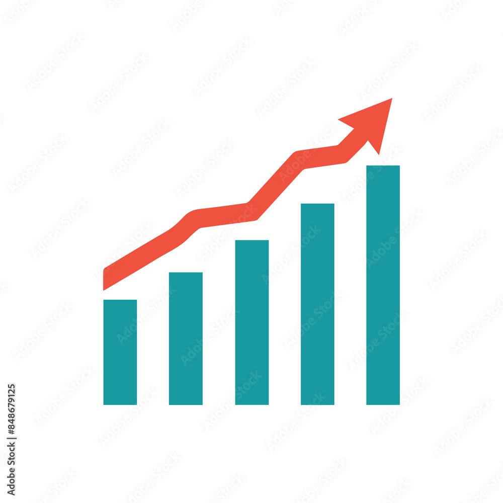 Graph chart economic icon. Money business increase design. Graph chart economic icon. Money business increase design.