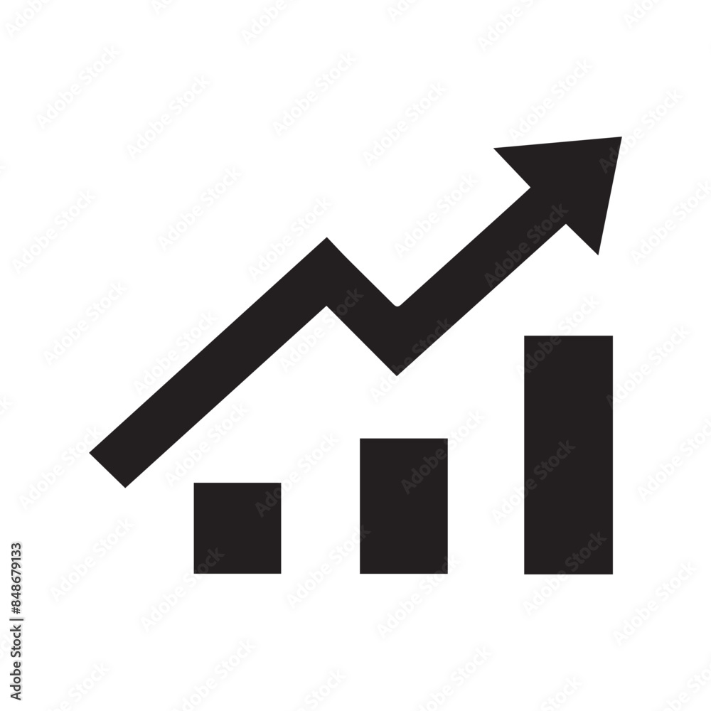 Graph chart economic icon. Money business increase design. Graph chart economic icon. Money business increase design.