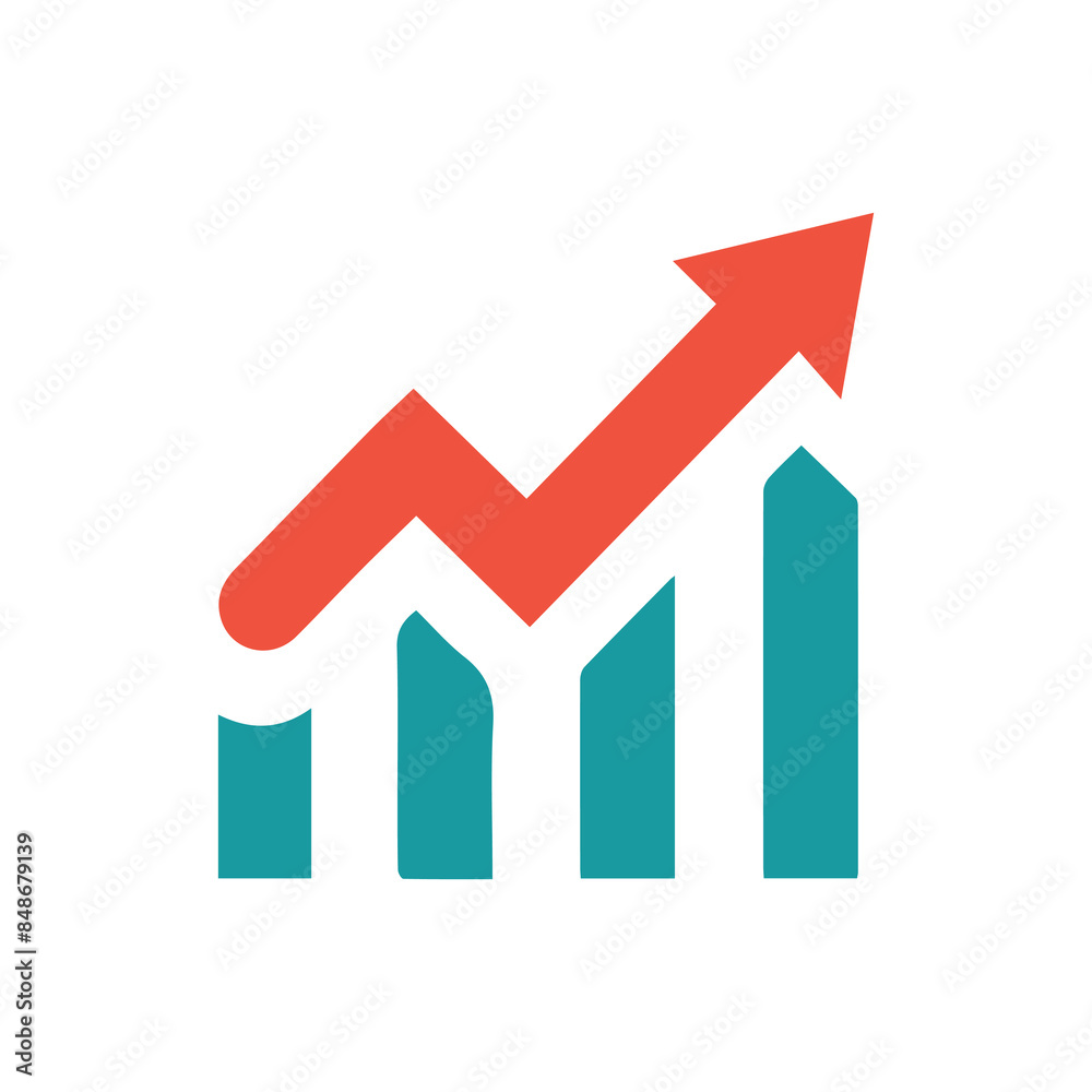 Graph chart economic icon. Money business increase design. Graph chart economic icon. Money business increase design.