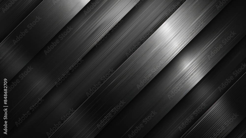 Obraz premium Abstract Diagonal Lines in Black and White