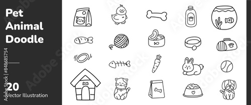 Pet Animal Doodle
