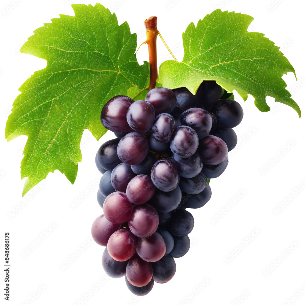 Fototapeta premium Black Grapefruit transparent background PNG