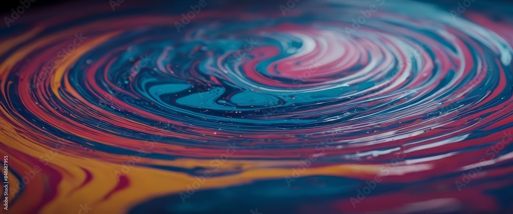 Abstract artwork vibrant acrylic paint swirling in water Abstract artwork vibrant acrylic paint swirling in water