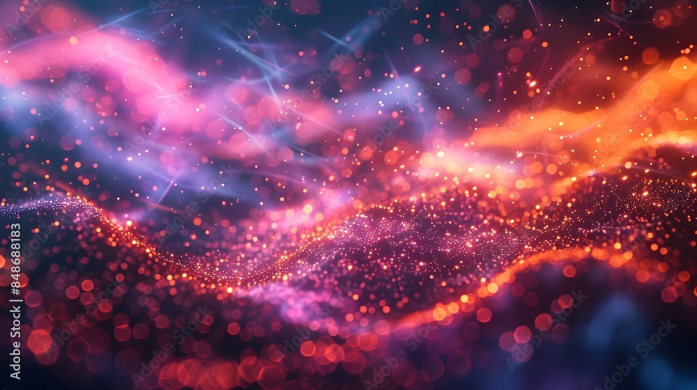 Captivating Holographic Light Effects with Glowing Trails and Dynamic Particle Bursts Captivating Holographic Light Effects with Glowing Trails and Dynamic Particle Bursts