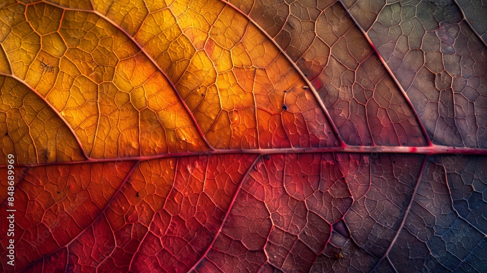Fototapeta premium Detailed macro photograph of a nautilus shell, capturing the exquisite spiral patterns and surface textures in natural lighting