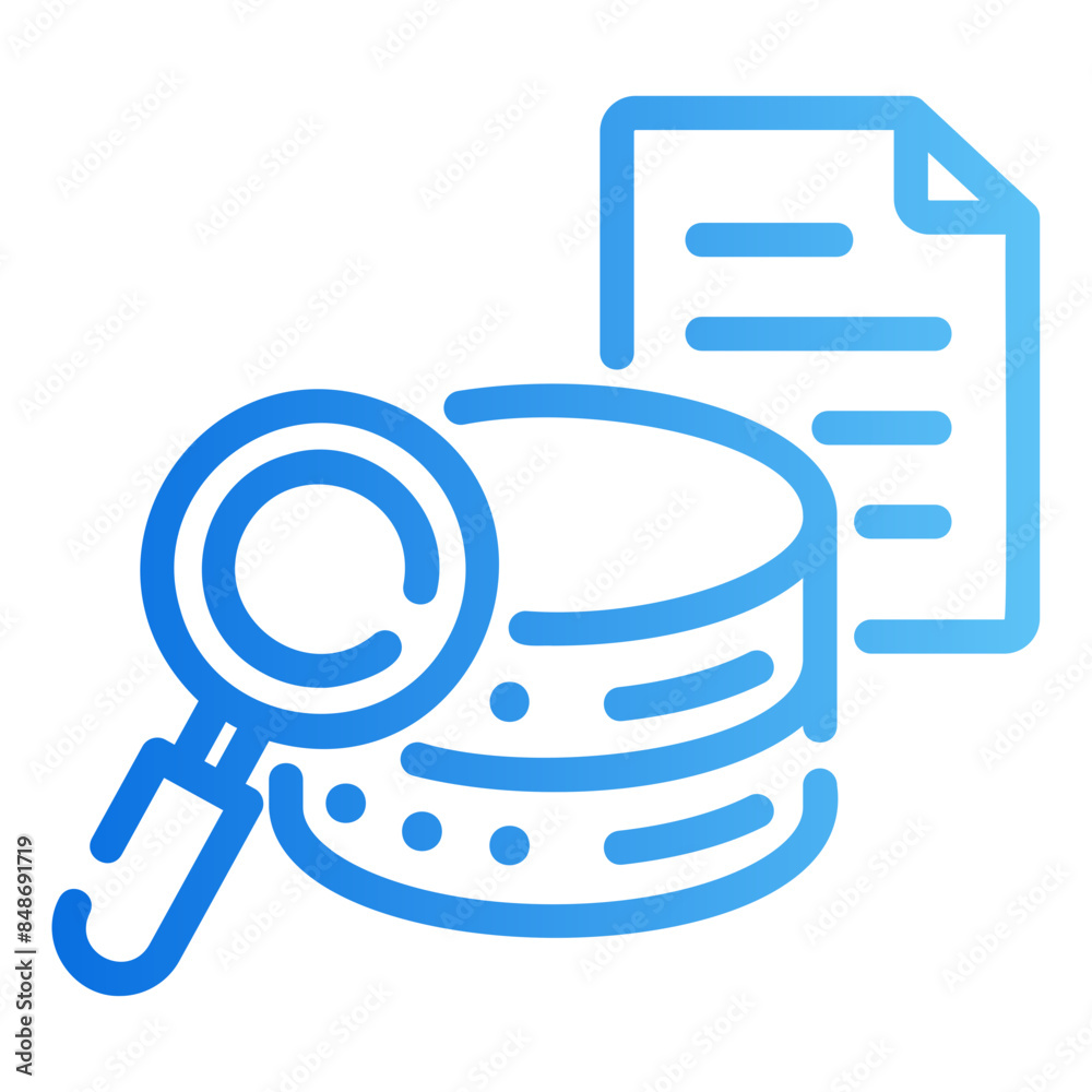 data search gradient icon data search gradient icon