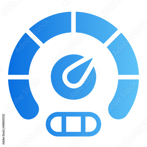 bandwidth gradient icon