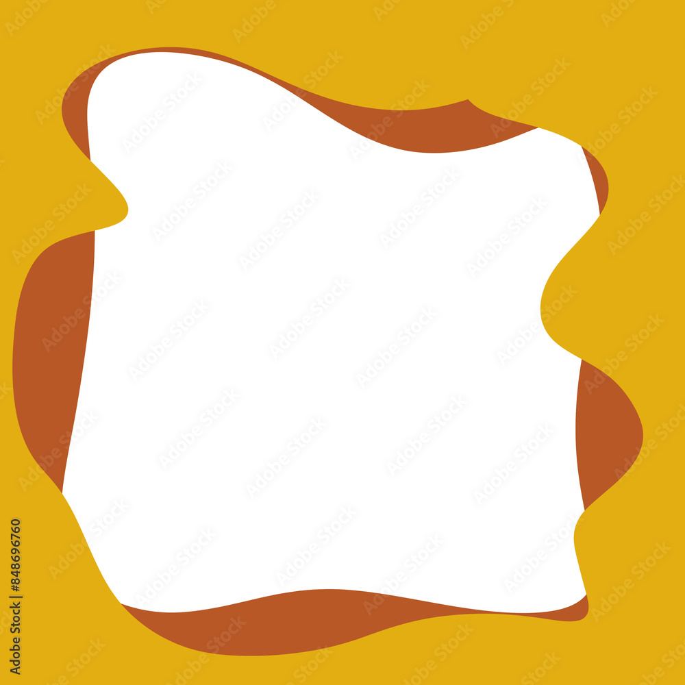 Hollow Cut Out Frame Abstract Decor