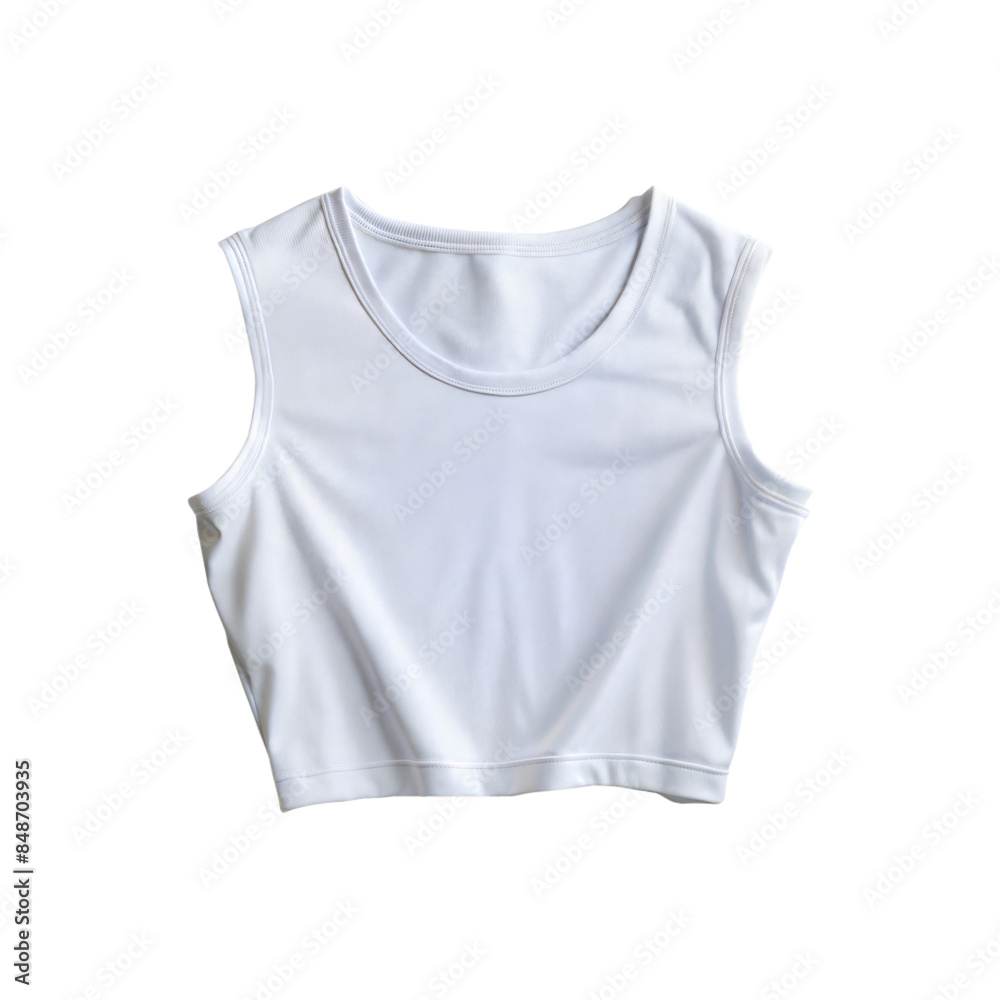 white crop top isolated on white background white crop top isolated on white background