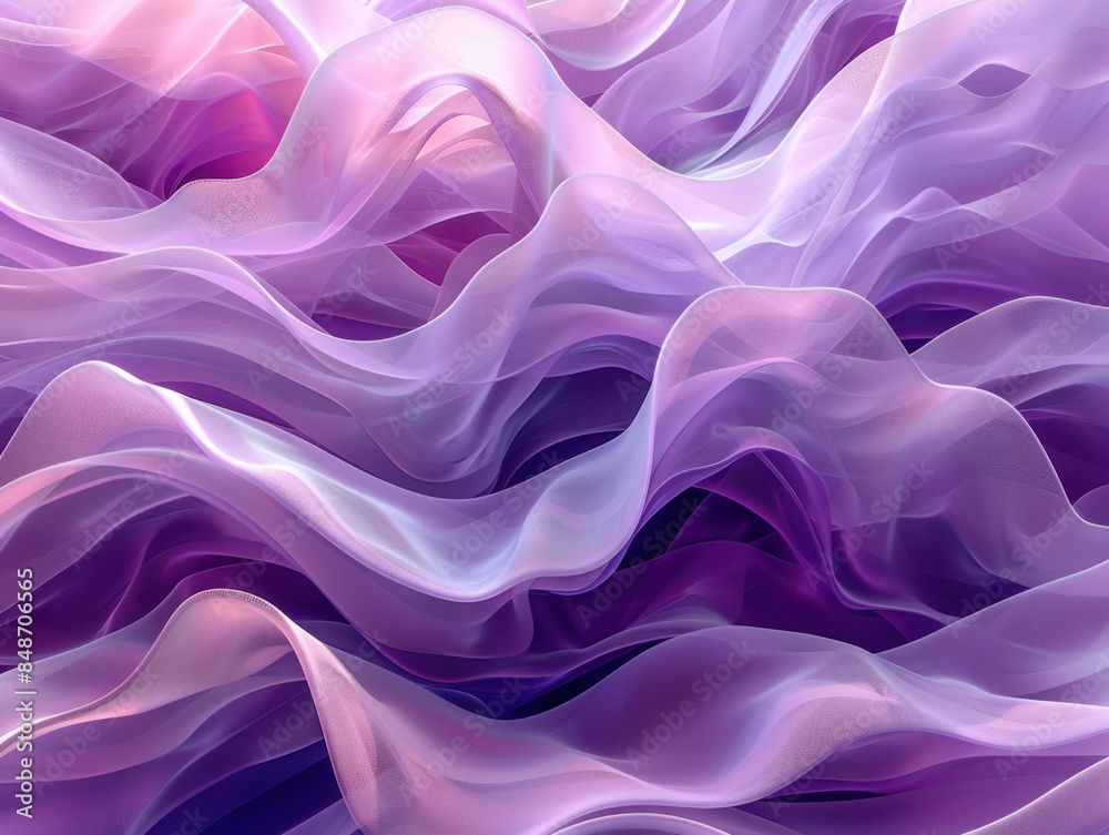 Flowing Purple and Pink Fabric Flowing Purple and Pink Fabric