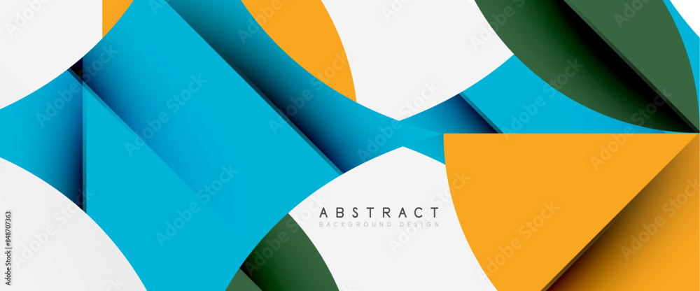 Minimal geometric elements on white. Petals, round triangles, star Minimal geometric elements on white. Petals, round triangles, star