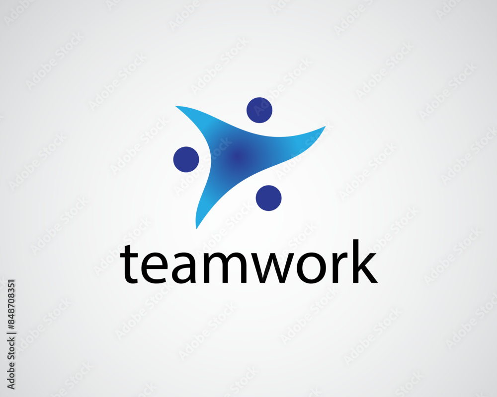 creative three people circular triangle shaped logo creative three people circular triangle shaped logo